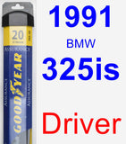 Driver Wiper Blade for 1991 BMW 325is - Assurance