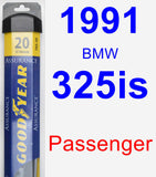 Passenger Wiper Blade for 1991 BMW 325is - Assurance
