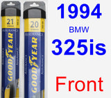 Front Wiper Blade Pack for 1994 BMW 325is - Assurance