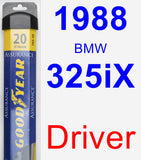 Driver Wiper Blade for 1988 BMW 325iX - Assurance