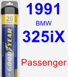 Passenger Wiper Blade for 1991 BMW 325iX - Assurance