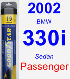 Passenger Wiper Blade for 2002 BMW 330i - Assurance