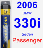 Passenger Wiper Blade for 2006 BMW 330i - Assurance