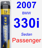 Passenger Wiper Blade for 2007 BMW 330i - Assurance