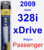 Passenger Wiper Blade for 2009 BMW 328i xDrive - Assurance