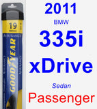 Passenger Wiper Blade for 2011 BMW 335i xDrive - Assurance