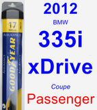 Passenger Wiper Blade for 2012 BMW 335i xDrive - Assurance