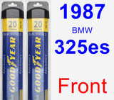 Front Wiper Blade Pack for 1987 BMW 325es - Assurance