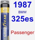 Passenger Wiper Blade for 1987 BMW 325es - Assurance