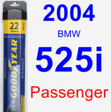 Passenger Wiper Blade for 2004 BMW 525i - Assurance