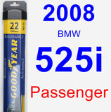 Passenger Wiper Blade for 2008 BMW 525i - Assurance