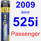 Passenger Wiper Blade for 2009 BMW 525i - Assurance