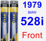 Front Wiper Blade Pack for 1979 BMW 528i - Assurance