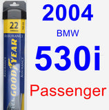 Passenger Wiper Blade for 2004 BMW 530i - Assurance