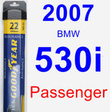 Passenger Wiper Blade for 2007 BMW 530i - Assurance