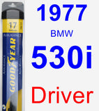 Driver Wiper Blade for 1977 BMW 530i - Assurance