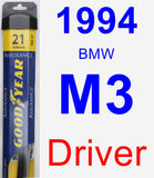Driver Wiper Blade for 1994 BMW M3 - Assurance