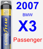 Passenger Wiper Blade for 2007 BMW X3 - Assurance