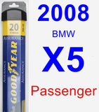 Passenger Wiper Blade for 2008 BMW X5 - Assurance