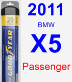 Passenger Wiper Blade for 2011 BMW X5 - Assurance