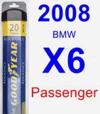 Passenger Wiper Blade for 2008 BMW X6 - Assurance
