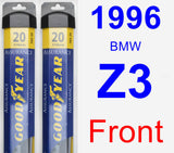 Front Wiper Blade Pack for 1996 BMW Z3 - Assurance