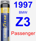 Passenger Wiper Blade for 1997 BMW Z3 - Assurance