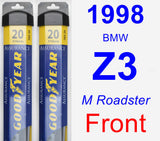 Front Wiper Blade Pack for 1998 BMW Z3 - Assurance