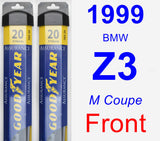 Front Wiper Blade Pack for 1999 BMW Z3 - Assurance