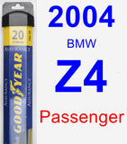 Passenger Wiper Blade for 2004 BMW Z4 - Assurance