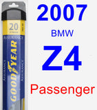 Passenger Wiper Blade for 2007 BMW Z4 - Assurance