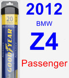 Passenger Wiper Blade for 2012 BMW Z4 - Assurance