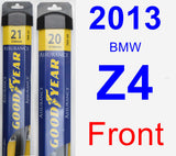 Front Wiper Blade Pack for 2013 BMW Z4 - Assurance