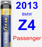 Passenger Wiper Blade for 2013 BMW Z4 - Assurance