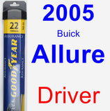 Driver Wiper Blade for 2005 Buick Allure - Assurance