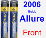 Front Wiper Blade Pack for 2006 Buick Allure - Assurance