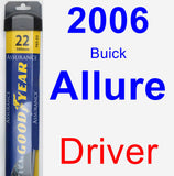 Driver Wiper Blade for 2006 Buick Allure - Assurance