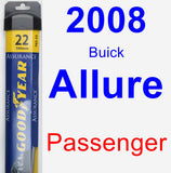 Passenger Wiper Blade for 2008 Buick Allure - Assurance