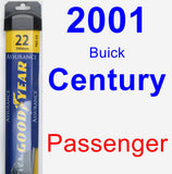 Passenger Wiper Blade for 2001 Buick Century - Assurance