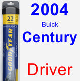 Driver Wiper Blade for 2004 Buick Century - Assurance