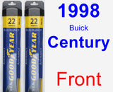 Front Wiper Blade Pack for 1998 Buick Century - Assurance