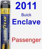 Passenger Wiper Blade for 2011 Buick Enclave - Assurance