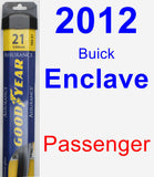 Passenger Wiper Blade for 2012 Buick Enclave - Assurance