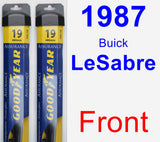 Front Wiper Blade Pack for 1987 Buick LeSabre - Assurance