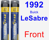 Front Wiper Blade Pack for 1992 Buick LeSabre - Assurance