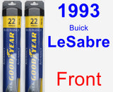 Front Wiper Blade Pack for 1993 Buick LeSabre - Assurance
