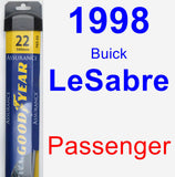 Passenger Wiper Blade for 1998 Buick LeSabre - Assurance