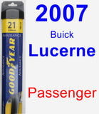 Passenger Wiper Blade for 2007 Buick Lucerne - Assurance