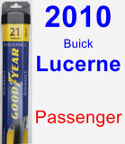 Passenger Wiper Blade for 2010 Buick Lucerne - Assurance