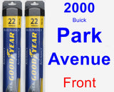 Front Wiper Blade Pack for 2000 Buick Park Avenue - Assurance